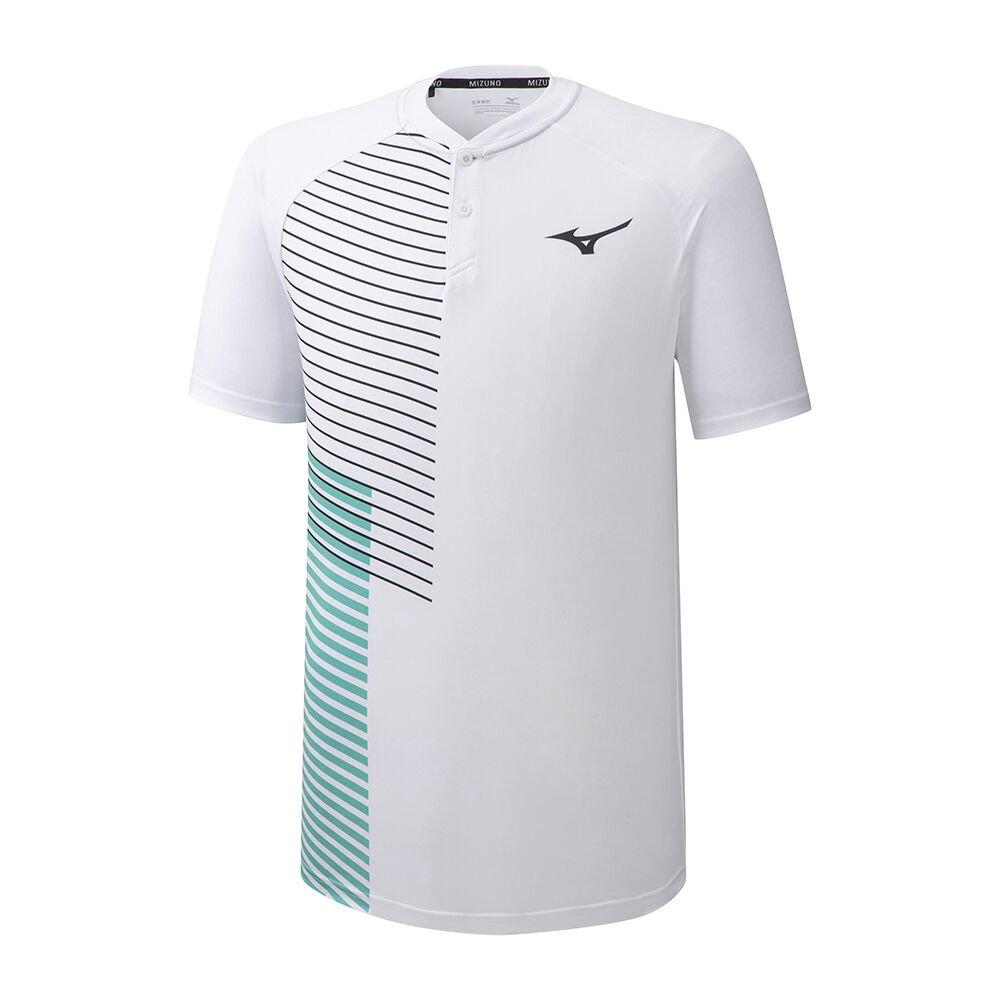 Men's Mizuno T-Shirts White Shadow Apparel - K2GA001201